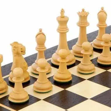 Ensemble "Victoria" Echiquier, Jeu d'Echec en Bois