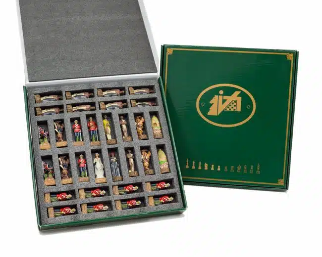 Jeu d'Echecs en Résine "Guerre Anglo-Zouloue"