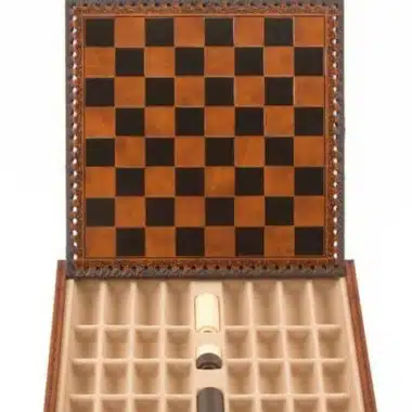 Ensemble Mary Stuart VII Echiquier avec Rangement et Jeu d'Echecs en Métal – Image 11