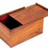 Coffret de Rangement en Bois de Rose Doré pour Jeu d'Echecs en Bois (Hauteur de Roi = 11 cm)
