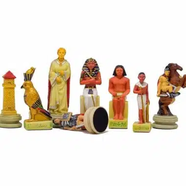 Jeu d'Echecs en Résine "Romains vs Egyptiens"