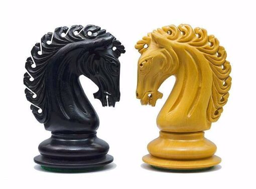 Jeu d'Echecs "Chevalier de l'Empire" en Bois d'Ebène et Buis