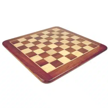 Ensemble Supreme Classic Echiquier en Bois de Rose Doré et d'Erable & Jeu d'Echecs en Bois de Rose Doré – Image 3