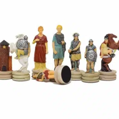 Jeu d'Echecs en Résine "Romains vs Grecs"