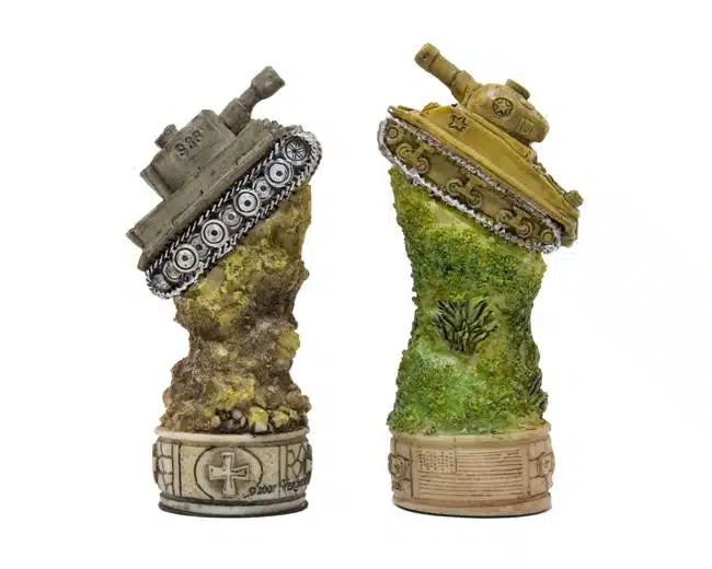 Jeu d'Echecs en Résine "Hitler vs Roosevelt"