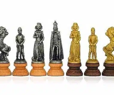 Jeu d'Echecs "Mary Stuart" en Bois et Métal