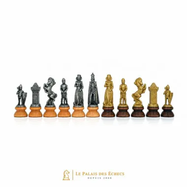 Jeu d'Echecs "Mary Stuart" en Bois et Métal
