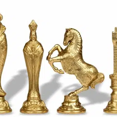 Alternative view of Jeu d'Echecs en Métal Renaissance
