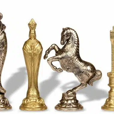 Jeu d'Echecs en Métal Renaissance