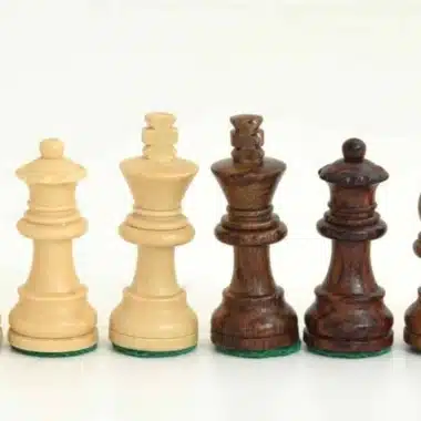 Jeu d'Echecs Little Classic en Bois de Rose Doré – Image 4