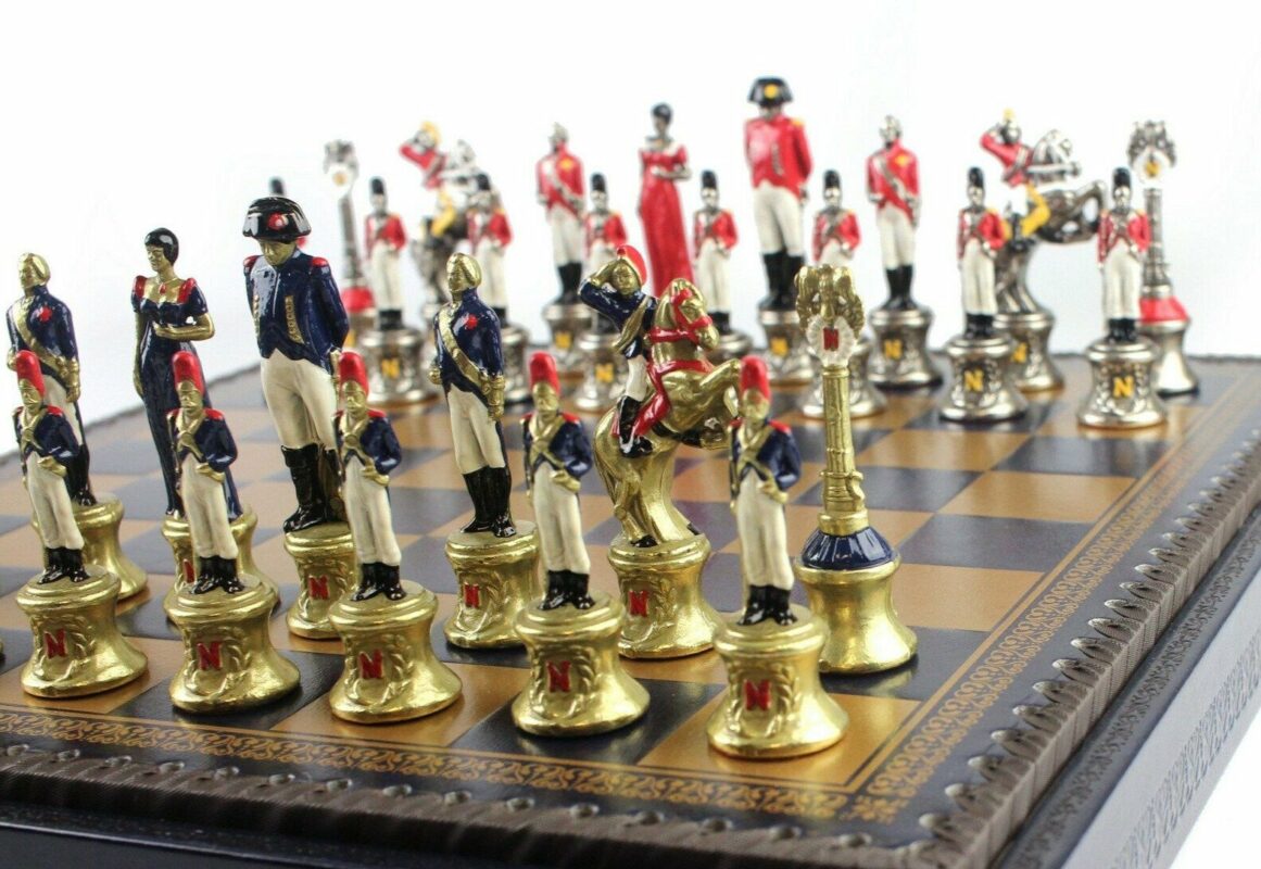 Jeu Napoléon contre Anglais - Chess game - with composite - Catawiki