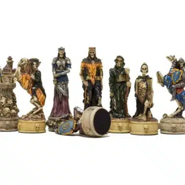 Jeu d'Echecs en Résine "Zombie"