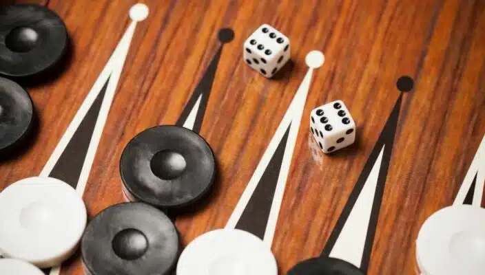 Plateau backgammon
