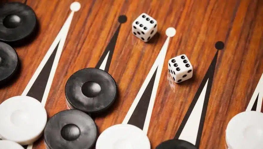 Plateau backgammon