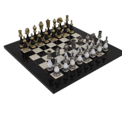 Ensemble Jeu d'Echecs Bicolore V Echiquier  en Bois d'Erable