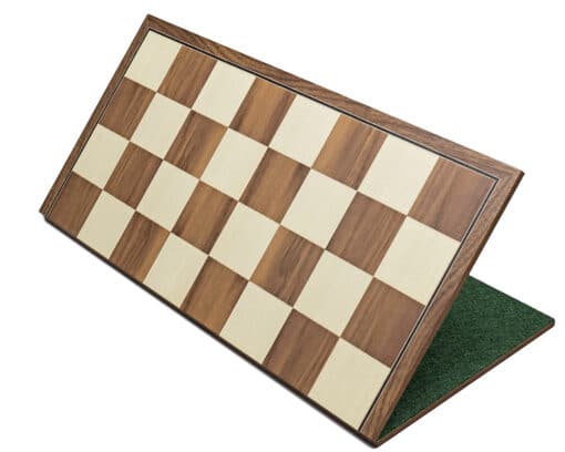 Échiquier pliable en Bois de Noyer et d'Érable