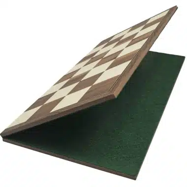 Échiquier pliable en Bois de Noyer et d'Érable