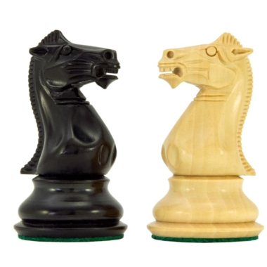 Jeu d'Échecs Staunton en Bois de Buis et d'Ébène séries Sandringham