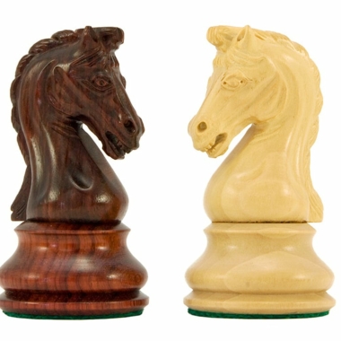 Jeu d'Échecs de Luxe série Eminence en Bois de Rose et Bois de Buis