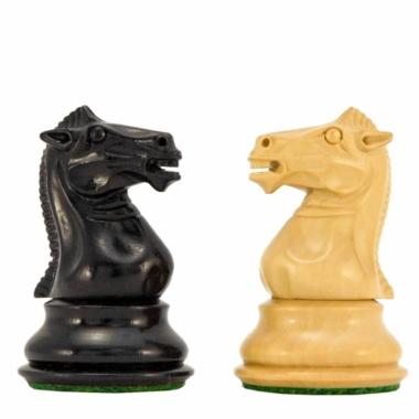 Jeu d'échecs Staunton en Bois de Buis & Bois de Buis Ebonisé séries Sovereign