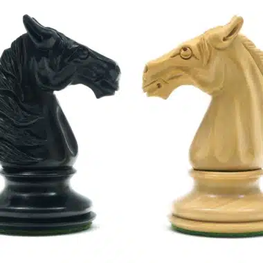 Jeu d'Échecs Staunton Traditionnel en bois d'Ébène et Bois de Buis