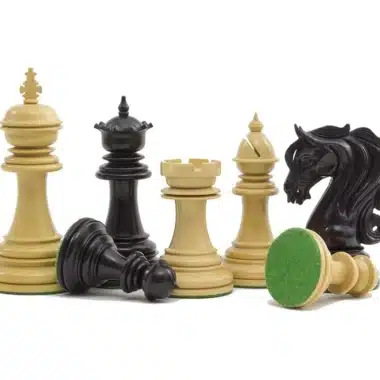 Jeu d'Échecs Kingsgate en Bois d'Ébène et Bois de Buis