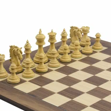 Jeu d'Échecs Kingsgate en Bois d'Ébène et Bois de Buis