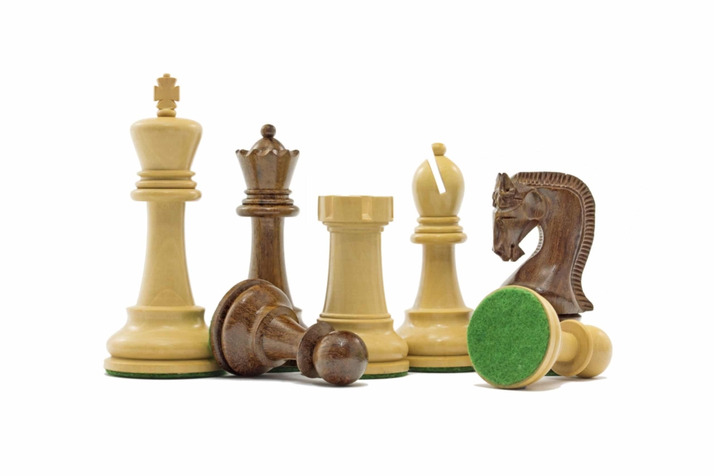 Jeu d'Échecs série Leningrad en Bois de Sheesham et Bois d'Acacia