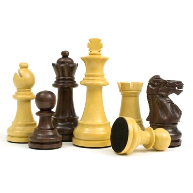 Jeu d'Échecs Modica en Bois de Rose et Bois de Buis