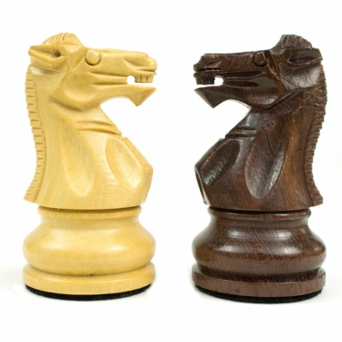Jeu d'Échecs Modica en Bois de Rose et Bois de Buis