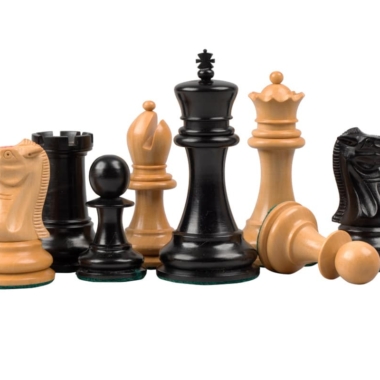 Jeu d'Échecs Staunton - Reproduction de 1890 en bois d'Ébène et Bois de Buis