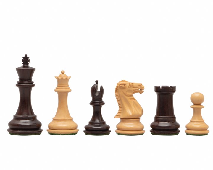 Jeu d'Échecs Windsor en Bois de Rose et Bois de Buis