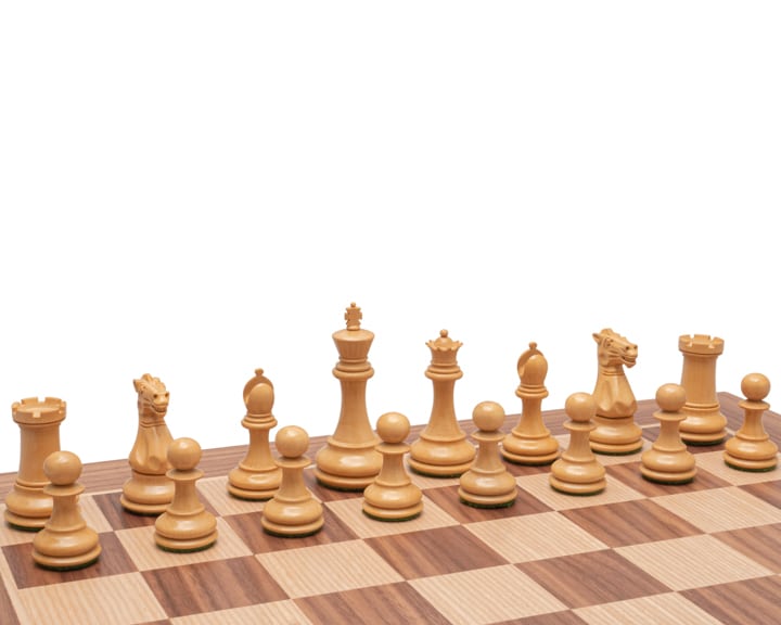 Jeu d'Échecs Windsor en Bois de Rose et Bois de Buis