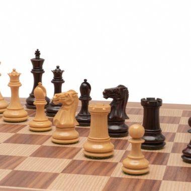 Jeu d'Échecs Windsor en Bois de Rose et Bois de Buis