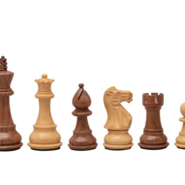 Jeu d'Échecs Staunton Classique en Bois d'Acacia et Bois de Buis