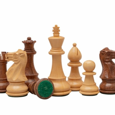 Jeu d'Échecs Staunton Classique en Bois d'Acacia et Bois de Buis