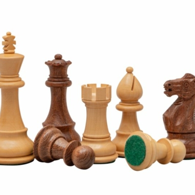 Jeu d'Échecs Staunton Classique en Bois d'Acacia et Bois de Buis