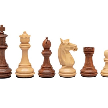 Jeu d'Échecs Italien Trapani en Bois d'Acacia et Bois de Buis