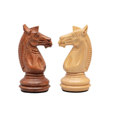 Jeu d'Échecs Italien Trapani en Bois d'Acacia et Bois de Buis