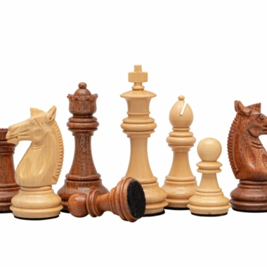 Jeu d'Échecs Italien Trapani en Bois d'Acacia et Bois de Buis