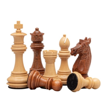 Jeu d'Échecs Italien Trapani en Bois d'Acacia et Bois de Buis