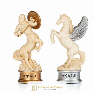 Pièces Centaure et Pégase, figurines mythologiques peintes à la main