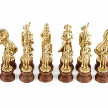 Alternative view of Figurines Pieces Echecs Napoléon et Echiquier Noir avec Rangement