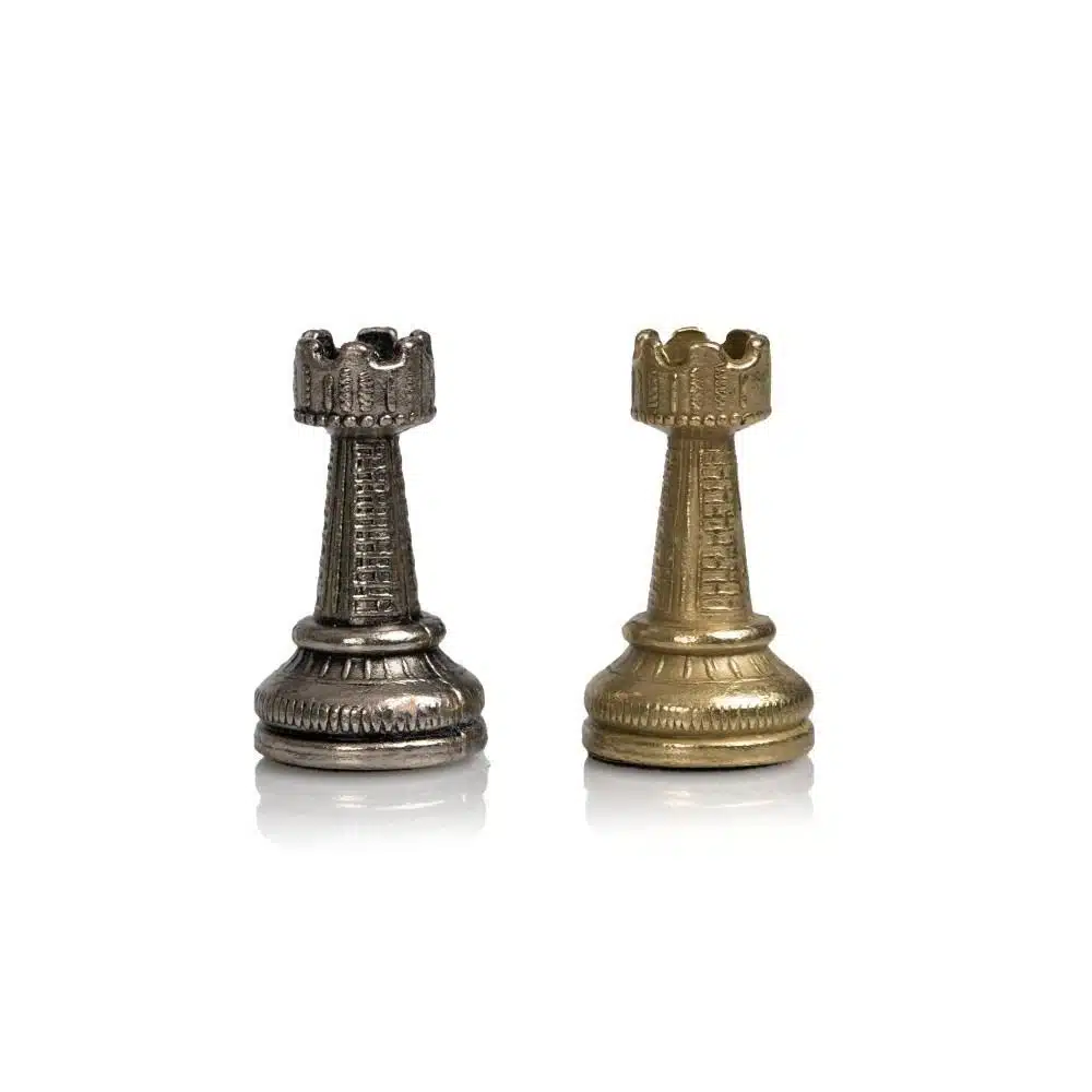 Jeu d'Échecs Cute Flowered & Globe Terrestre - Échiquier en Similicuir & Pièces en Métal – Image 6