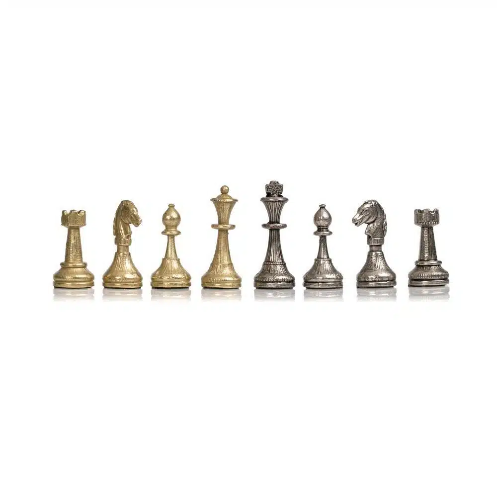 Jeu d'Échecs Cute Flowered & Globe Terrestre - Échiquier en Similicuir & Pièces en Métal – Image 4