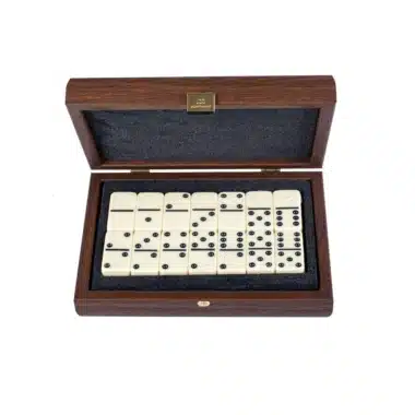 Alternative view of Set de Domino Camel - Coffret en Bois et en Similicuir