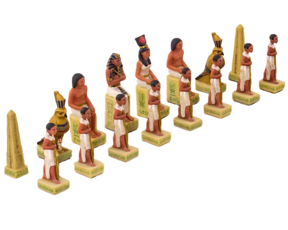 Bataille romaine contre égyptienne, jeu déchecs, figures