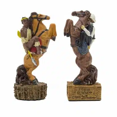 Jeu d'Echecs Britannique VS Zoulous - Échiquier en Bois & Jeu d'Échecs en Résine Peint à la Main – Image 7