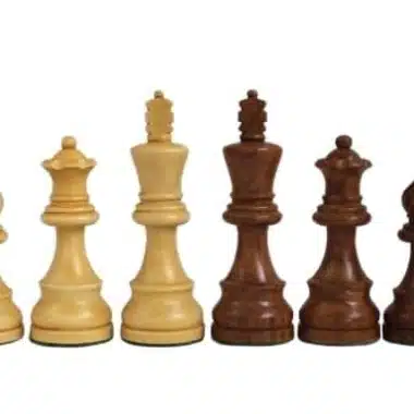 Pieces Echecs en Bois d'Acacia