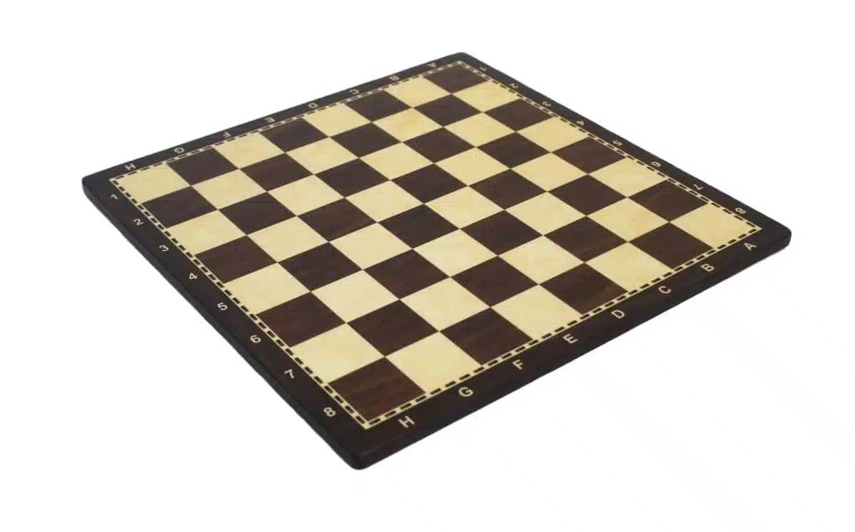 Grand Jeu d'Echecs Staunton en Bois d'Acacia et Echiquier en Bois Alphanumérique – Image 4